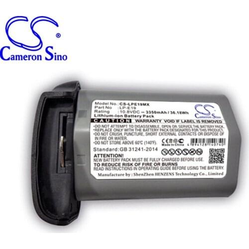 CameronSino for CANON 1D Mark 3 Mark 4 1D X EOS-1D EOS-1D X LP-E19 battery