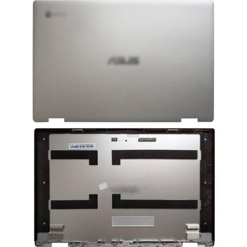 For ASUS Chromebook Flip C435TA C434TA-DS588T 14" Silver Metal Computer Case Laptops LCD Back Cover