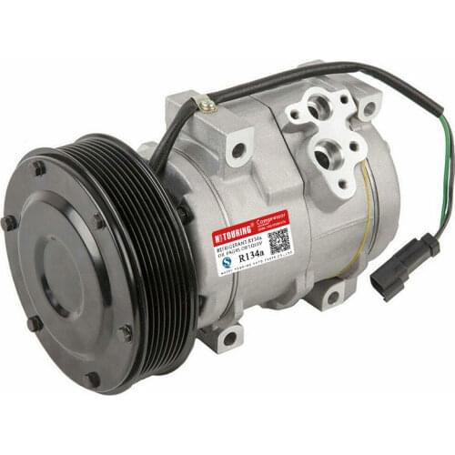 For Car Caterpillar 322C 325D 345D 349D 10S17C AUTO A/C Compressor 24V 447160-0720 447260-8390 2597243 PN# 305-0325