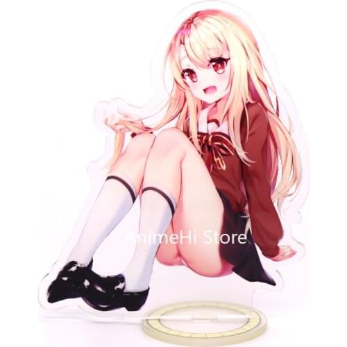 Mash Joan of Arc Okita Souji Action Figure Cosplay Toys Rin Tohsaka Abigail Reines Illyasviel Acrylic Figures Stand Model Dolls