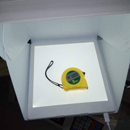 Foleto 23cm Softbox LED Mini Board Tent Background Plate USB cable For Mini LED Photography Box Lightbox Plate