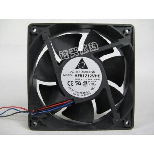 For delta 12038 12v 0.90a 12cm afb1212vhe dc computer case cooling fan