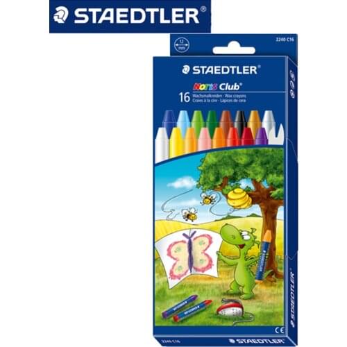 STAEDTLER 2240 C16 12mm 16 color Oil Pastel for Artist Students Drawing Pen School Stationery Art Supplies Wax Crayon