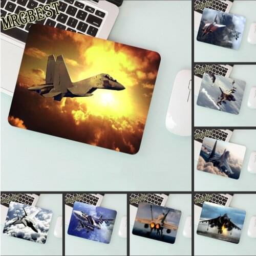 MRGBEST Cool Custom Team Black Bird Fighter Image High Quality Anti-skid Fashion Computer and Laptop Rectangle Rubber Mouse Pad