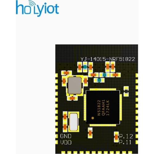 NRF51822 BLE 4.0 Bluetooth 2.4G Wireless Module Antenna Board For ULP SPI I2C UART Interface Compatible NRF24L Series