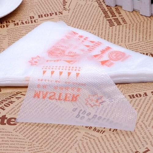 100Pcs/50pcs/30pcs Pack S Size Disposable Piping Bag Icing Fondant Cake Cream Decorating Pastry Tip Tool Baking Tools For Cakes