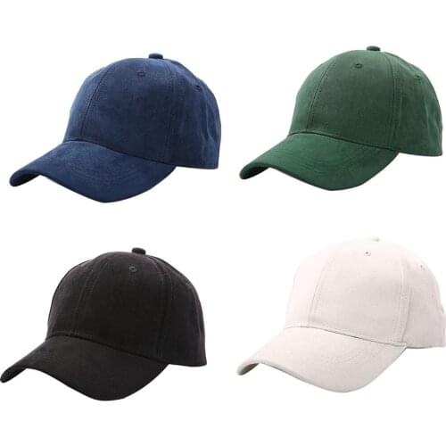 Solid Color Baseball Cap Outdoor Women Men Couple Adjustable Anti UV Peaked Hat Spring Cotton Cap Wholesale Casual Sports Hats