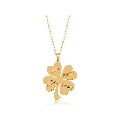 Silver Clover Is Necklace