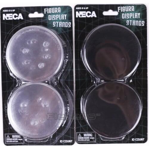 NECA Figure Display Stands Compatible with Most 6"-9" Action Figures Black/White 10pcs/dozen
