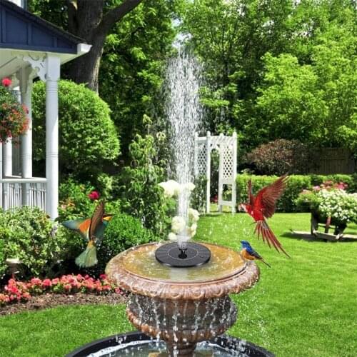 Garden fountains Floating Solar Fountain Pool Pond Waterfall Fountain Bird Fountain Water Floating Garden Home Decoration