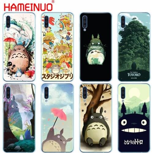 Silicon phone cover case for Samsung Galaxy S10 E PLUS A10 A20 A30 A40 A50 A70 A10E A20E M20 bag bumper My Neighbor Totoro Anime