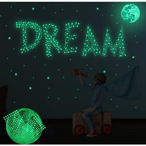 Glow in The Dark Stars, 422 Pcs Glowing Stars Stickers Ceiling Stars and Moon for Wall Decoration, Perfect for Kids Bedding Room