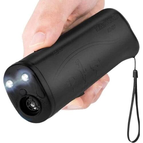 New Dog Repeller Ultrasound Pet Training Anti Barking Control Devices 3 in 1 Stop Bark Deterrents Trainer