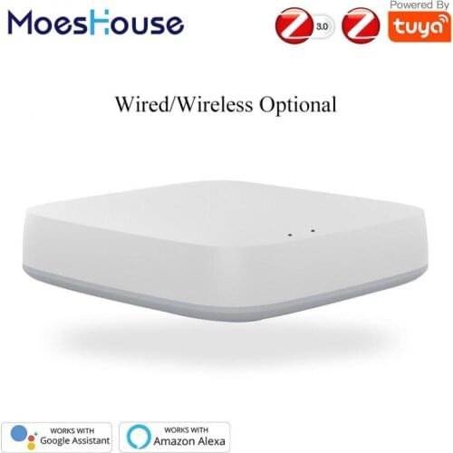 Tuya ZigBee Smart Gateway Hub Smart Home Bridge Smart Life APP Wireless Remote Controller Works with Alexa Google Home