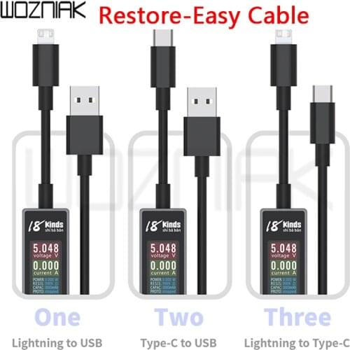 18kinds AV-Line Intelligent Detection Charging Data Line USB Charging Cable Mobile phone Real Time Voltage and Current Tester