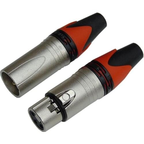 High quality 20pcs/lot NC3MXX NC3FXX 3Pin XLR Connector with 10 PCS NC3MXX & 10 PCS NC3FXX