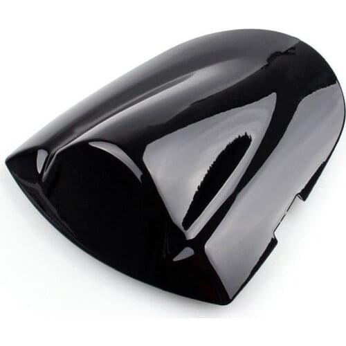 Black Motorcycle Rear Tail Pillion Passenger Hard Seat Cover Cowl Fairing Seat for Suzuki K6 GSXR 600 750 2006-2007