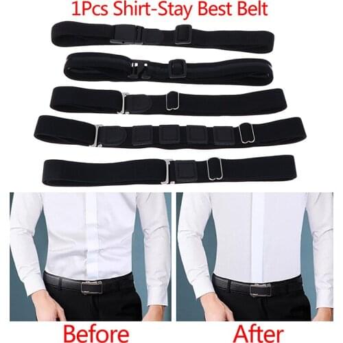 1pcs Adjustable Belt For Easy Shirt Stay Non-slip Wrinkle-Proof Shirt Holder Straps Locking Belt Holder Near Shirt-Stay