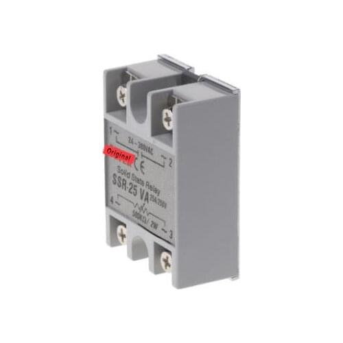 10PCS SSR-25VA Single-Phase Solid State Relay Voltage Regulator 25A SSR25VA