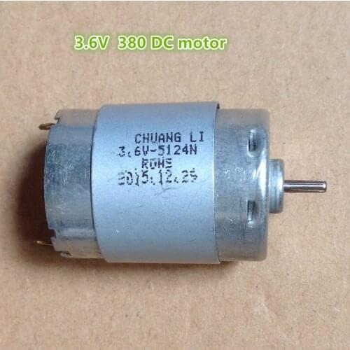 Brand new 27.8*37.7mm 380 DC motor 2.4V 3.6V high speed toy motor carbon brush motor