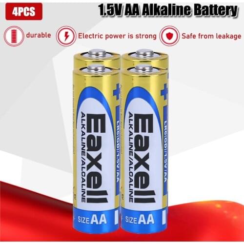 4pcs LR6 1.5V AA Alkaline Battery For Electric toothbrush Toy Flashlight Mouse clock Dry Primary Battery
