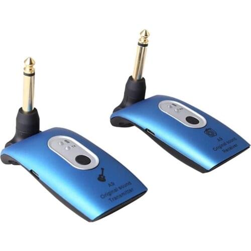 A9 UHF 2.4GHz Rechargeable Electric Guitar Transmitter Receiver 4 Channels for Electric Guitar Bass Electric Organ