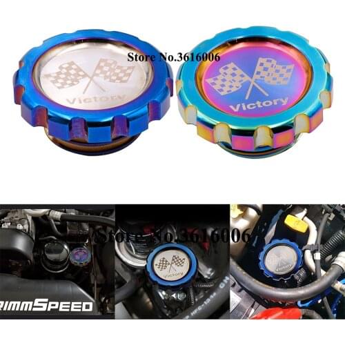 VICTORY Aluminum Racing Engine Oil Cap Fuel Filler Tank Cover for Subaru XV BRZ Legacy Outback Impreza Forester Thread 41mm