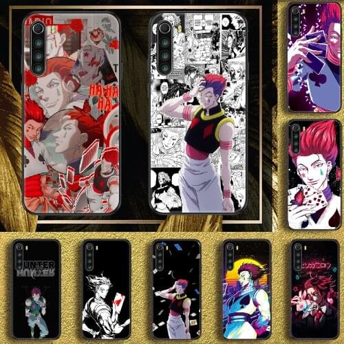 Anime HUNTER×HUNTER Hisoka Phone case For Xiaomi Redmi Note 7 7A 8 8T 9 9A 9S 10 K30 Pro Ultra black pretty shell fashion