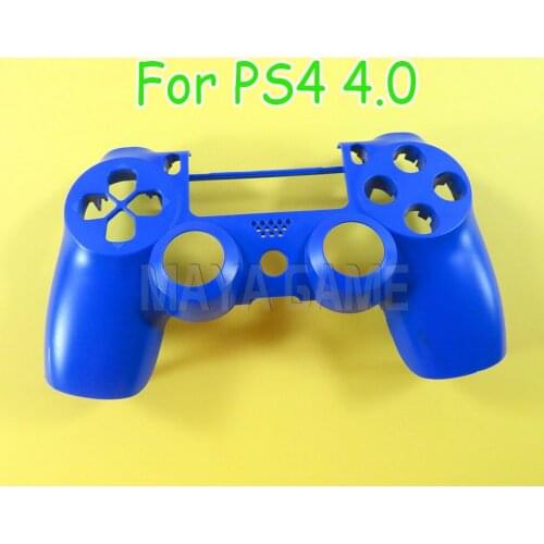 1pc JDS-040 For PlayStation 4 top case shell Front cover Faceplate replace with soft touch finish For PS4 games Controller