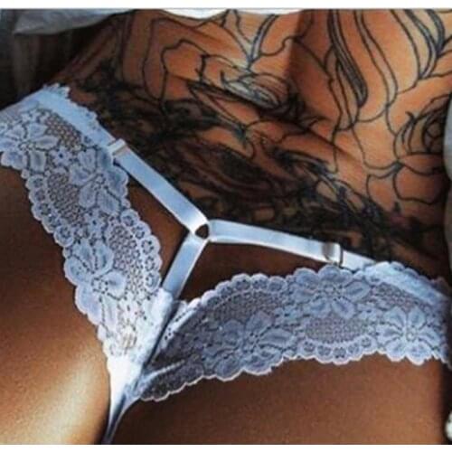 Comeonlover Women Thongs And G strings Seamless Floral Lace Panties Womens Underwear Low Waist Open Back Sexy Tanga PI5167