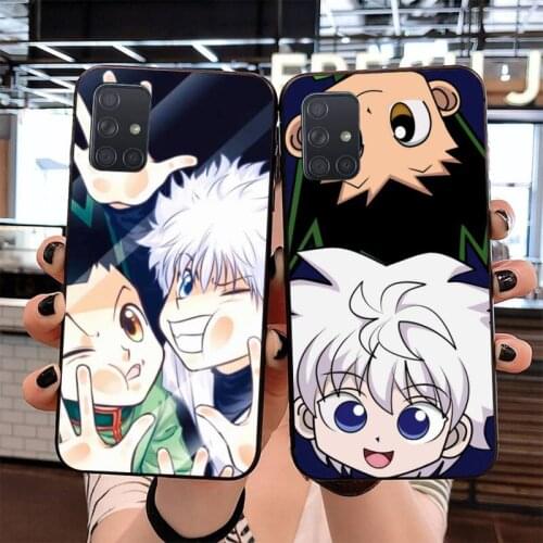 CUTEWANAN Hunter x Hunter DIY Painted Bling Phone Case for Samsung S20 plus Ultra S6 S7 edge S8 S9 plus S10 5G lite 2020