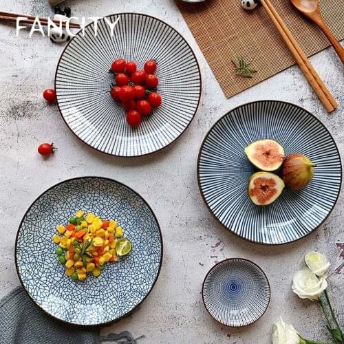 FANCITY Art plate love creative net red plate deep plate pasta simple style ins wind plate