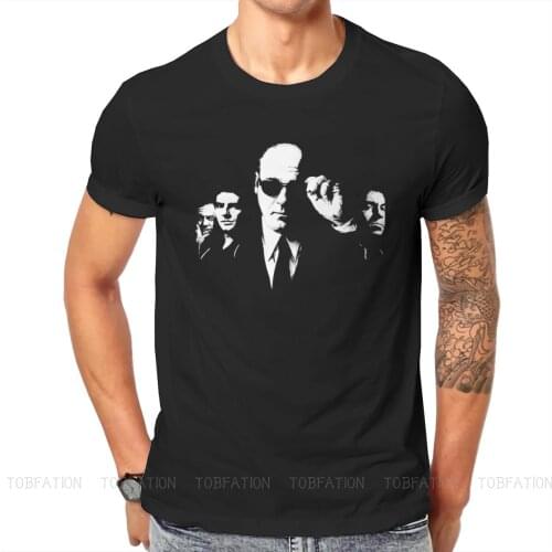 Essential Hipster TShirts The Sopranos Men Style Fabric Tops T Shirt Round Neck Oversized