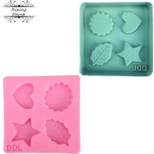 DIY biscuit silicone mold chocolate cake decorating tool pastry Candy Mold kitchen baking mold