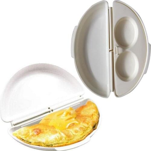 Microwave Omelet Maker Egg Omelette Maker Tray Egg Cooker Poacher Kitchen Mold
