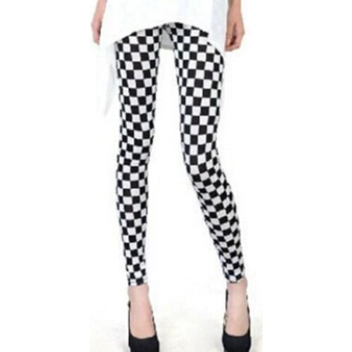New Fashion Legging Digital Slim Sexy Black White Stripes Leggins Floral Printed Women Leggings Casual Sportwear Legging 820049