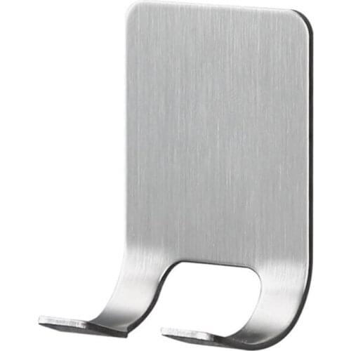 New 100pcs/lot Stainless steel Razor Holder Men Shaving Shaver Shelf Shaving Razor Rack Bathroom Home Viscose Wall Hooks Hanger