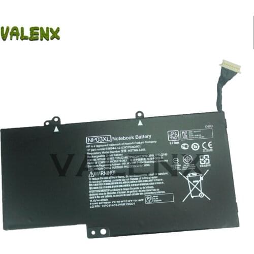 New Laptop Battery NP03XL for HP Pavilion X360 13-A010DX TPN-Q146 TPN-Q147 TPN-Q148 HSTNN-LB6L 760944-421 Batteria