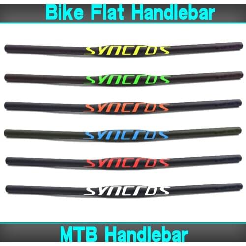 Syn Mountain Bike UD Full Carbon Handlebar Flat/Rise Bicycle Handlebar MTB Parts 31.8*580/600/620/640/660/680/700/720/740mm