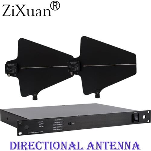 Professional Antenna Mic Splitter Collector Directional Antenna Distributor amplifier for 5 Sets Wireless Microphone System