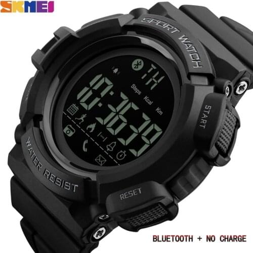 SKMEI Sports Leisure Fitness Watches Men Pedometer Calorie Tracker Waterproof LED Mens Sport Wristwatches relogio masculino 1245