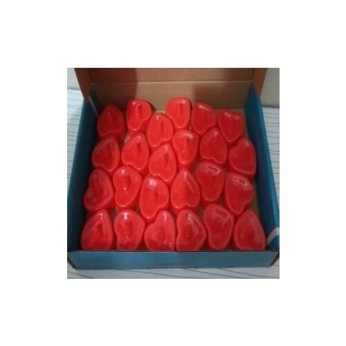 24 heart shaped red candle LED light pkg-quality material, love, lover, Gift, Camping,home, school, Car, hotel, restaurant ,Ship