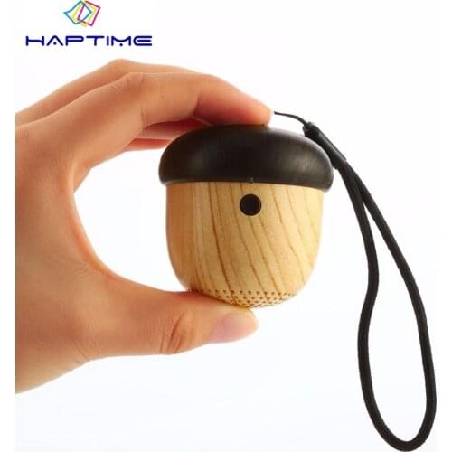 Ultra Mini Wireless Nut Style Bluetooth Speaker Built in Microphone for Hands-free Call USB Rechargeable Portable Speaker