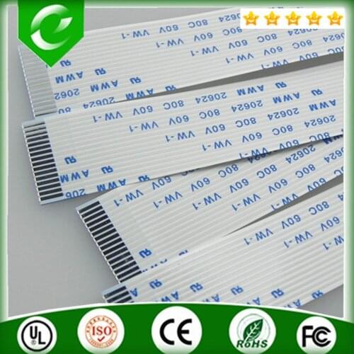 High quality hot sale ffc cables AWM 20624 1.0mm 16pin 100mm length type A Electronic Flexible Flat FFC Cable 5pcs/lot