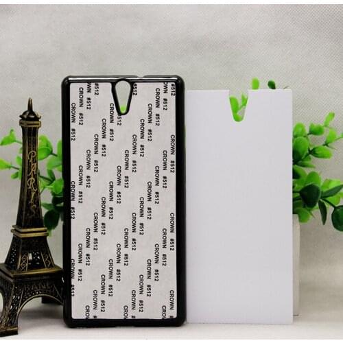 Wtsfwf DIY 2D Sublimation hard PC Blank Case for Sony C5 with Aluminum Inserts 10pcs/lot