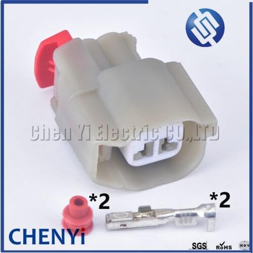 1 Set Molex 2 Pin female Automotive waterproof wire harness connector for car audio horn plug, door horn plug 34062-0022