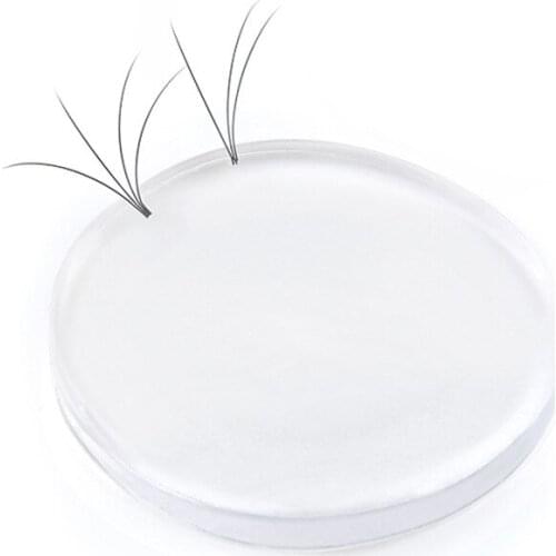 10Pcs Eyelash Extension Stand Eye Lash Silicone Eyelash Holder Lashes Adhesive Glue Holder Pallet Eyelash Beauty Makeup Tools