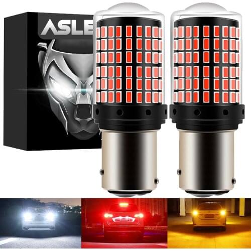 2Pcs Car Light 1156 LED BA15S P21W LED BAU15S PY21W BAY15D 1157 P21/5W R5W 7440 7443 3157 3030 144SMD Auto Lamp Bulbs LED 12V