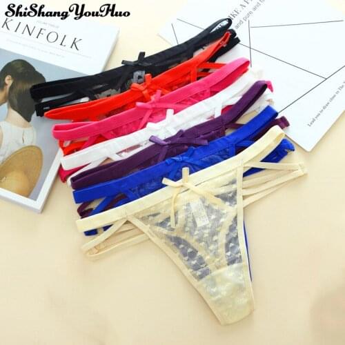 Sexy Womens Panties G Strings Thongs Lace Underwear Briefs Through Tangas Calcinhas Bragas Lingerie