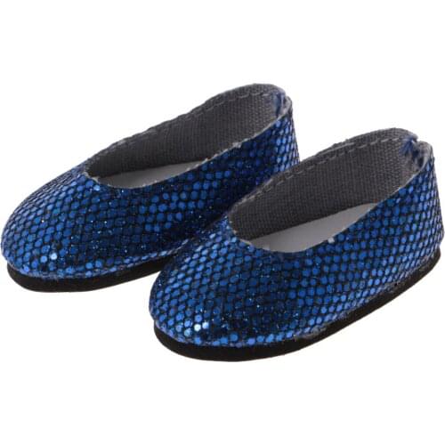 4 Pairs of Sequins Shoes for 14'' American Doll Wisher Dolls